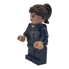 LEGO Maria Hill - Tailleur bleu foncé, manches imprimées