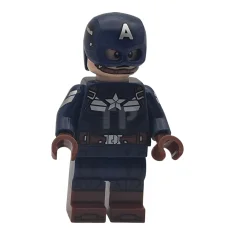 LEGO Captain America - Dark Blue Suit, Printed Arms