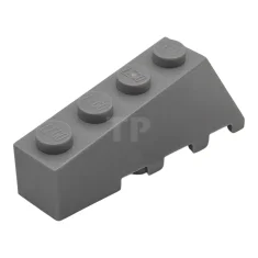 LEGO Brique 4 x 2 Cale - pente à gauche