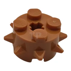 LEGO Stein, rund 2 x 2 mit Stacheln und Achslöchern