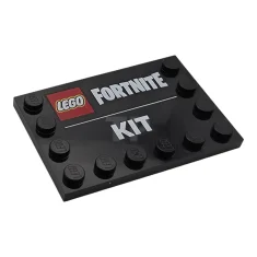 LEGO Piastrelle, versione modificata 4 x 6 con borchie sui bordi,…