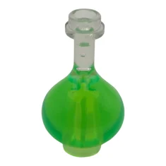 LEGO Minifigur, Utensil-Flasche, Florence-Flasche mit eingeformtem, durchscheinend-hellgrünem Flüssigkeitsmuster