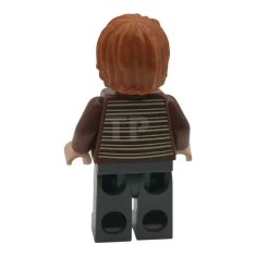 LEGO Ron Weasley - Reddish Brown Striped Sweater