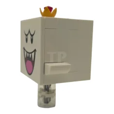 LEGO King Boo - Dark Pink Tongue, White Scanner Tile Modified,…