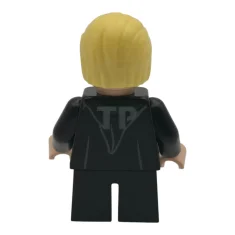 LEGO Draco Malfoy - Black Slytherin Robe and Short Legs, Grin…