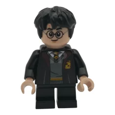 LEGO Harry Potter - Gryffindor Robe Open, Black Short Legs, Grin…