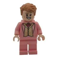 LEGO Gilderoy Lockhart - Warm Pink Suit, Gold Vest