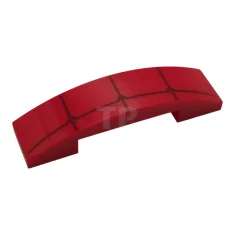 LEGO Slope, Curved 4 x 1 x 2/3 Double with Dark…