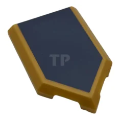 LEGO Tile 2 x 3 Pentagonal with Blue Surface Pattern