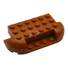 LEGO Stein 4 x 8 x 1 1/3, gebogene Ecken mit…