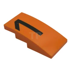 LEGO Slope 4 x 2 Curved with Number 1 Pattern