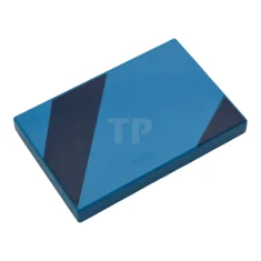 LEGO Tile 2 x 3 with Diagonal Stripes Pattern