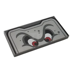 LEGO Tile 2 x 4 with Angry Eyes Pattern (Super Mario…