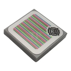 LEGO Tile 2 x 2 with Super Mario Scanner Code Thwomp…