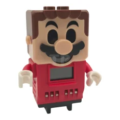 LEGO Figure Base Mario with 4 Top Studs and LCD Screens…