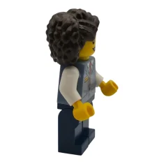 LEGO Streetcar Driver - Female, Sand Blue Vest over White Shirt,…