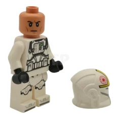 LEGO Clone Trooper Pilot (Phase 1) - Yellow Markings, Nougat Head