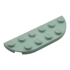 LEGO Plaque 2 x 6 coin rond double
