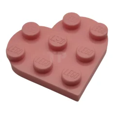 LEGO Plate 3 x 3 - Heart