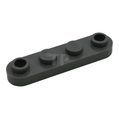 LEGO Plaat 1 x 4 Rond met 2 open noppen