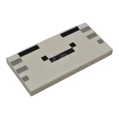 LEGO Baldosa de 2 x 4 con un patrón de cuadrados…