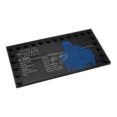 LEGO Tile, Modified 6 x 12 with Studs on Edges with…