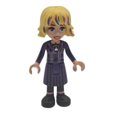 LEGO Enid Sinclair - Black and Dark Purple Nevermore Academy Uniform
