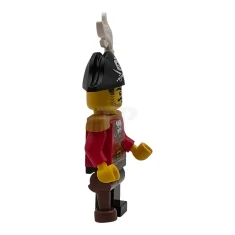 LEGO Pirate Captain - Male, Pearl Gold Epaulettes, Red Coat with…