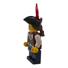 LEGO Pirate - Female, Dark Red Vest over White Shirt, Dark…