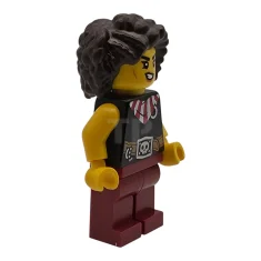 LEGO Pirata - Chica, camiseta negra con un pañuelo a rayas…