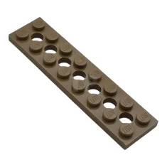 LEGO Technic, piastra 2 x 8 con 7 fori