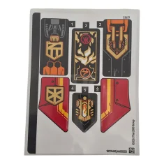 LEGO Foglio di adesivi per il set 71864 - (10117400/6605553)
