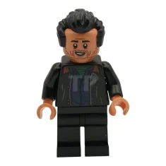 LEGO Dr. Ian Malcolm - Open Vest over Dark Blue Shirt