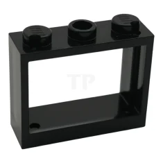 LEGO Window 1 x 3 x 2 Flat Front