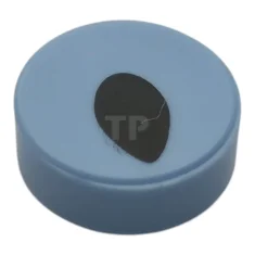 LEGO Carreau rond 1 x 1 avec motif ovale pointu