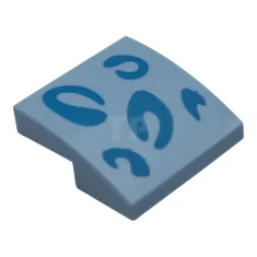 LEGO Slope 2 x 2 x 2/3 Curved with Fur Swirls…