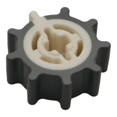 LEGO Technic, Gear Ratchet 9 Tooth with Molded Dark Bluish Gray…