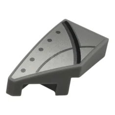 LEGO Wedge 2 x 1 x 2/3 Left with Silver Armour…