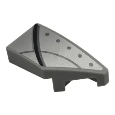 LEGO Wedge 2 x 1 x 2/3 Right with Silver Armour…