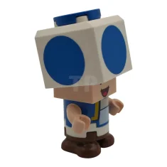 LEGO Blue Toad - Brique articulée beige qui cligne de l'œil