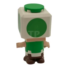 LEGO Crapaud vert - Yeux fermés, langue