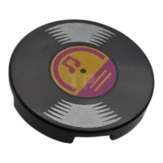 LEGO Tile 2 x 2 Round with Bottom O and Vinyl…