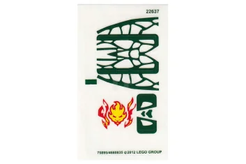 LEGO Sticker voor set 9558