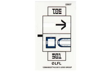 LEGO Pegatina para Set 75002