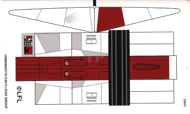 LEGO Pegatina para Set 75003