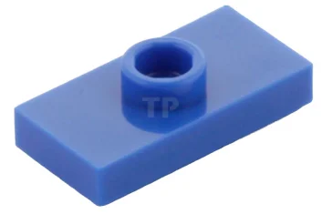 LEGO Plate, Modified 1 x 2 with 1 Stud with Groove…