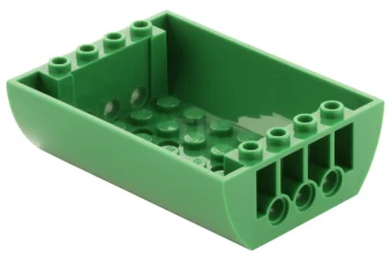 LEGO Gebogener Dachstein 8 x 6 x 2 - Doppelt umgedreht