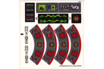 LEGO Sticker for Set 70504