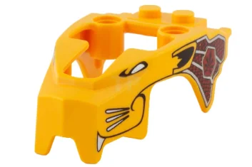 LEGO Carénage de volant d'inertie en forme de lion avec motif