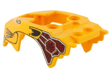 LEGO Carénage de volant d'inertie en forme de lion avec motif